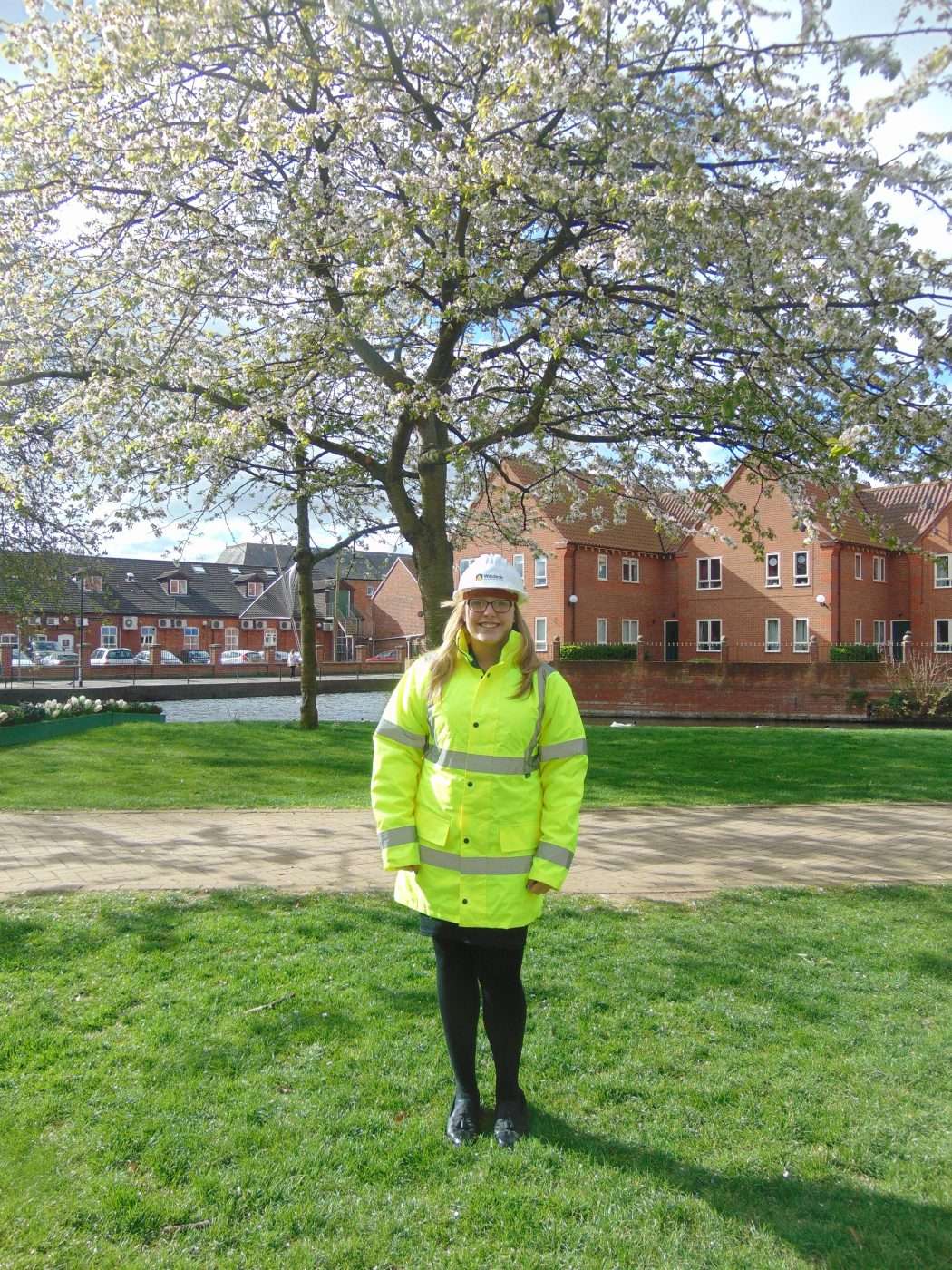 Sophie Harwood sporting Waldeck PPE