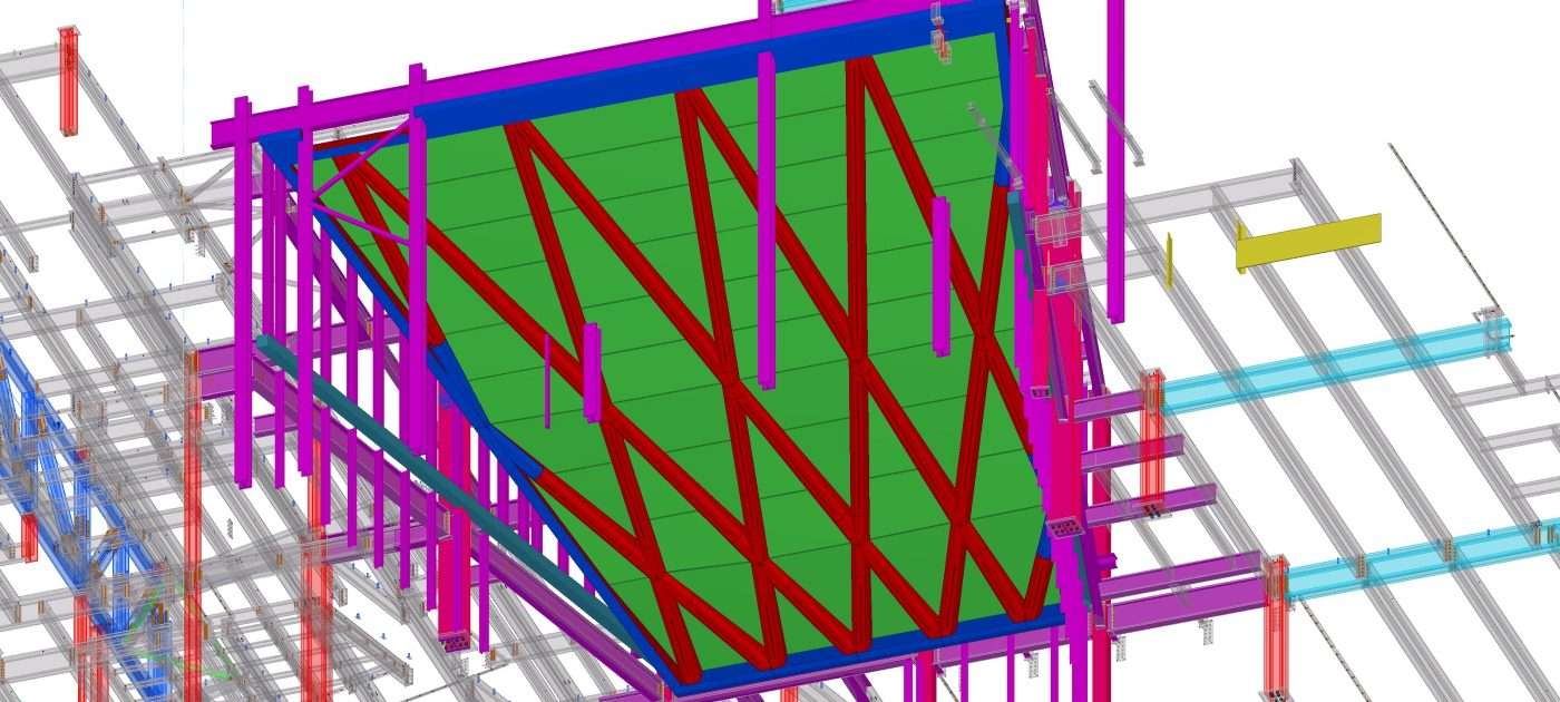 Farringdon Station, architectural ceiling BIM model