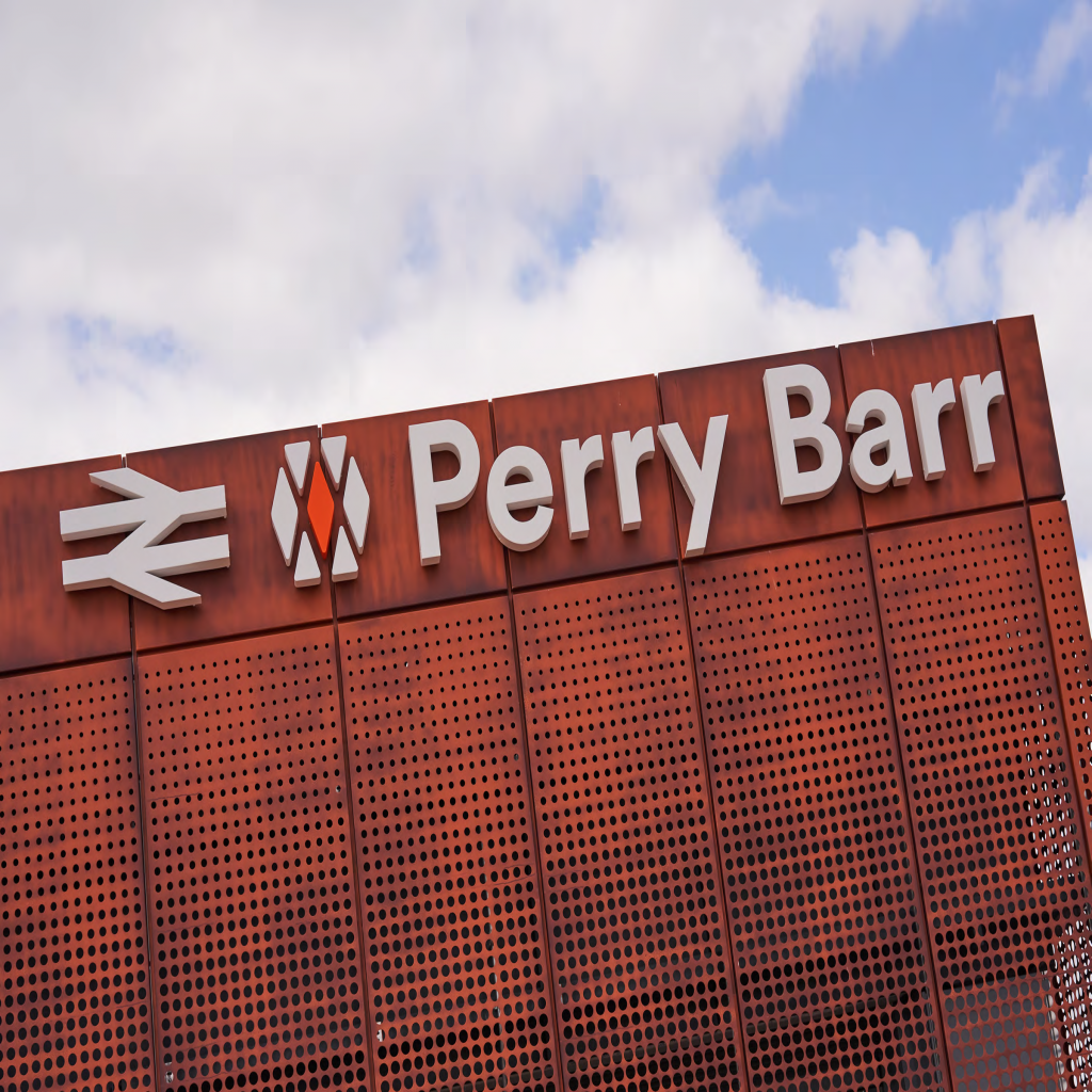 Perry Barr station sign